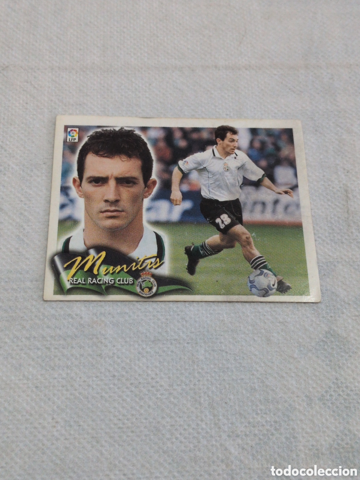 Figurine di Calcio: Racing de Santander - Munitis - BAJA - Ediciones Este Liga 2000-2001, 00-01 - nunca pegado