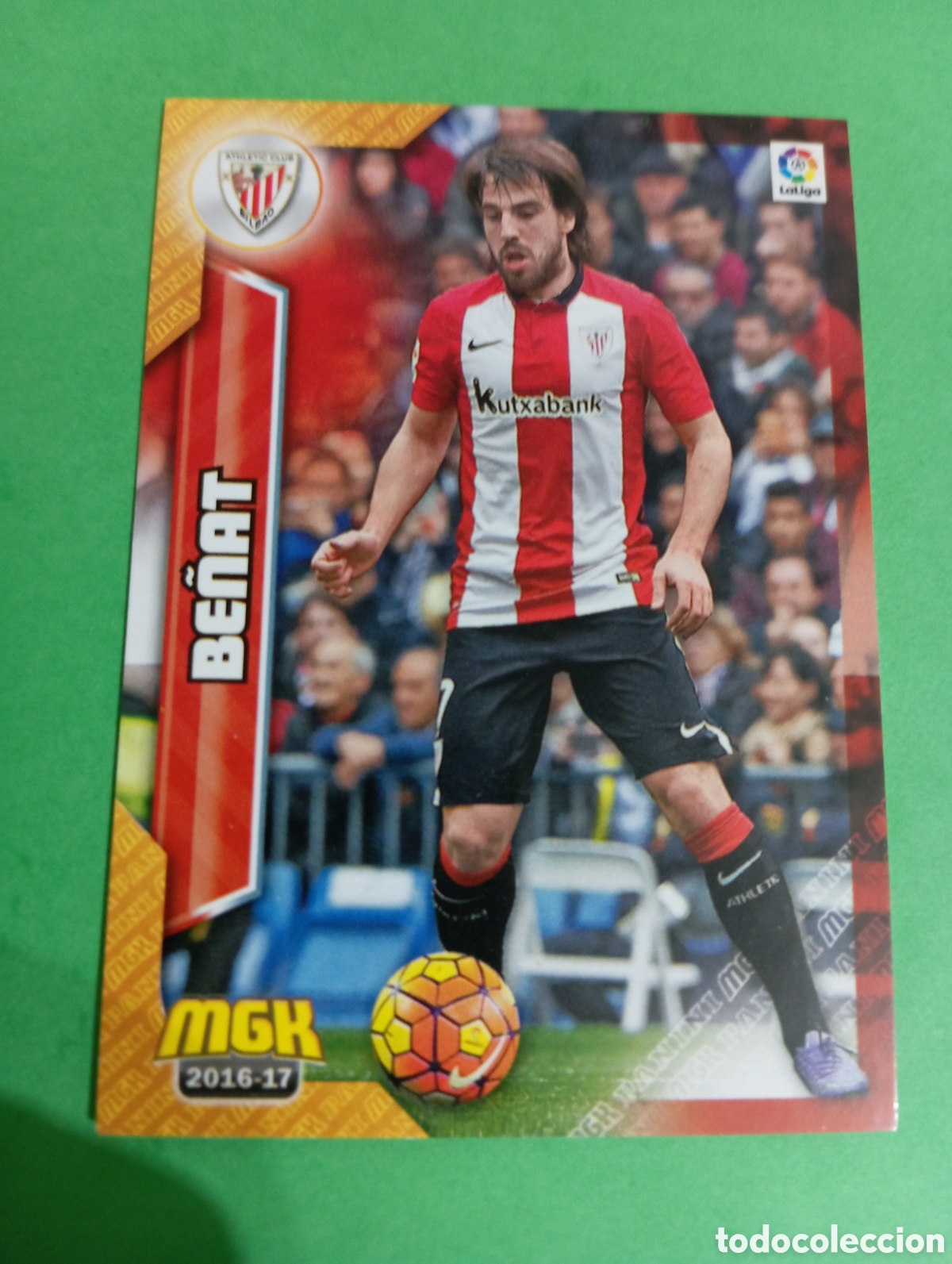 Figurine di Calcio: Be&ntilde;at Athletic de Bilbao n&deg;39 / PANINI MEGACRACKS 2016/2017