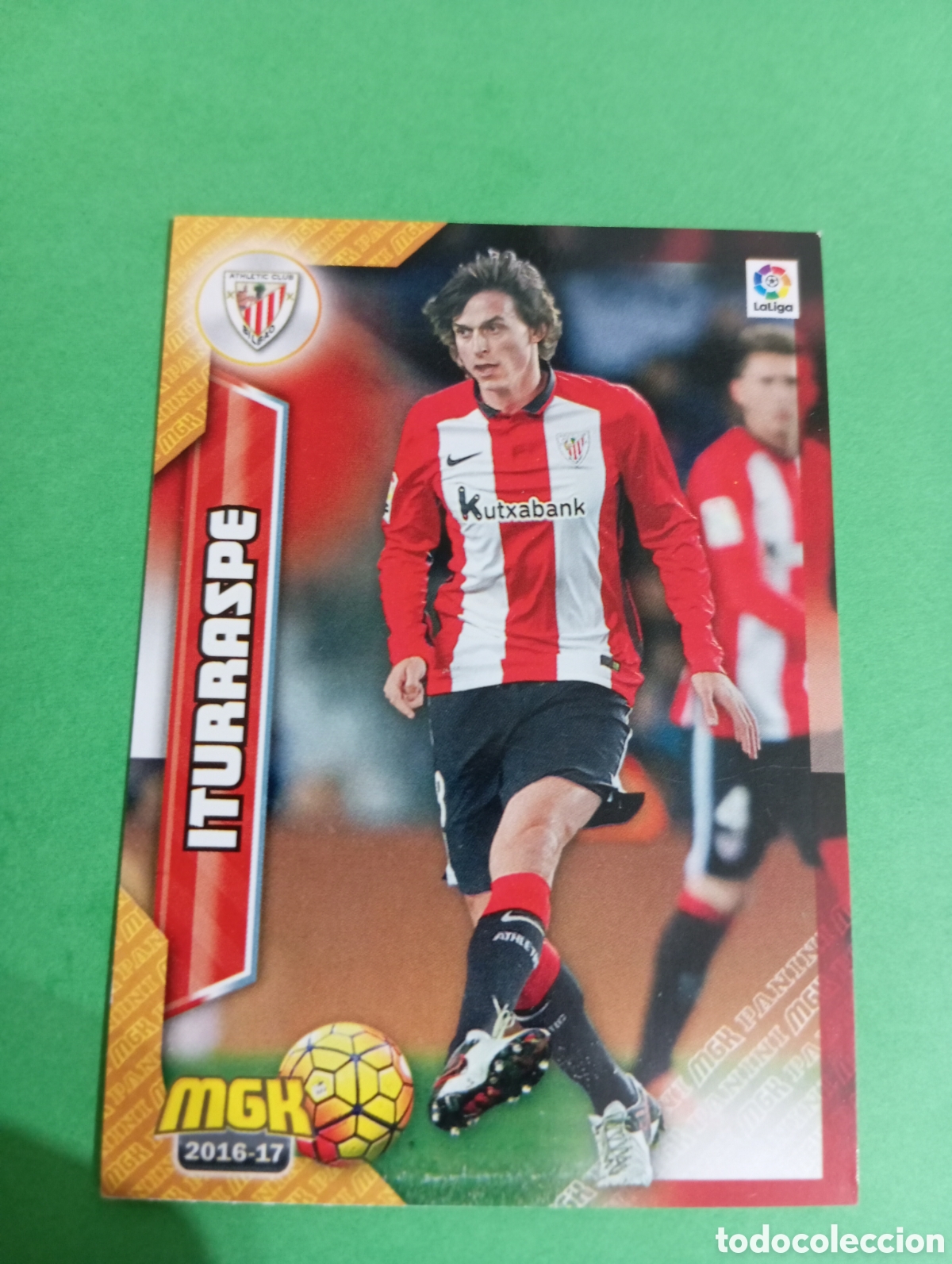 Football Stickers: Iturraspe Athletic de Bilbao n&deg;41 / PANINI MEGACRACKS 2016/2017