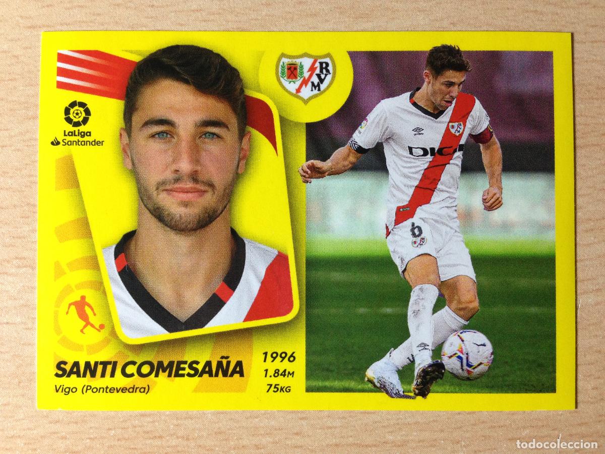 Football Stickers: 2021-2022 - 12 SANTI COMESA&Ntilde;A - RAYO VALLECANO - ESTE