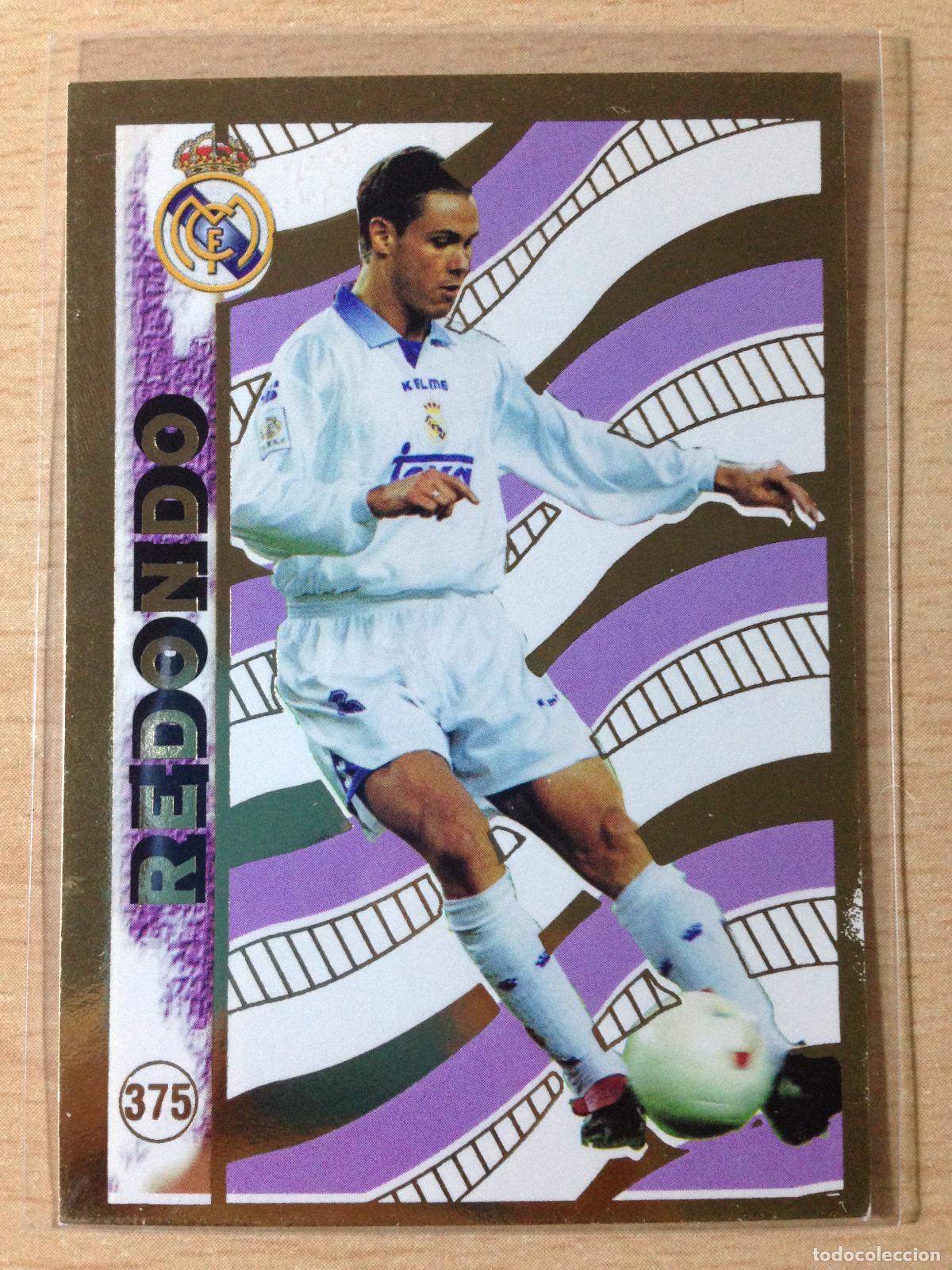 Cromos de f&uacute;tbol: 1998-1999 - 375 REDONDO - REAL MADRID - MUNDICROMO