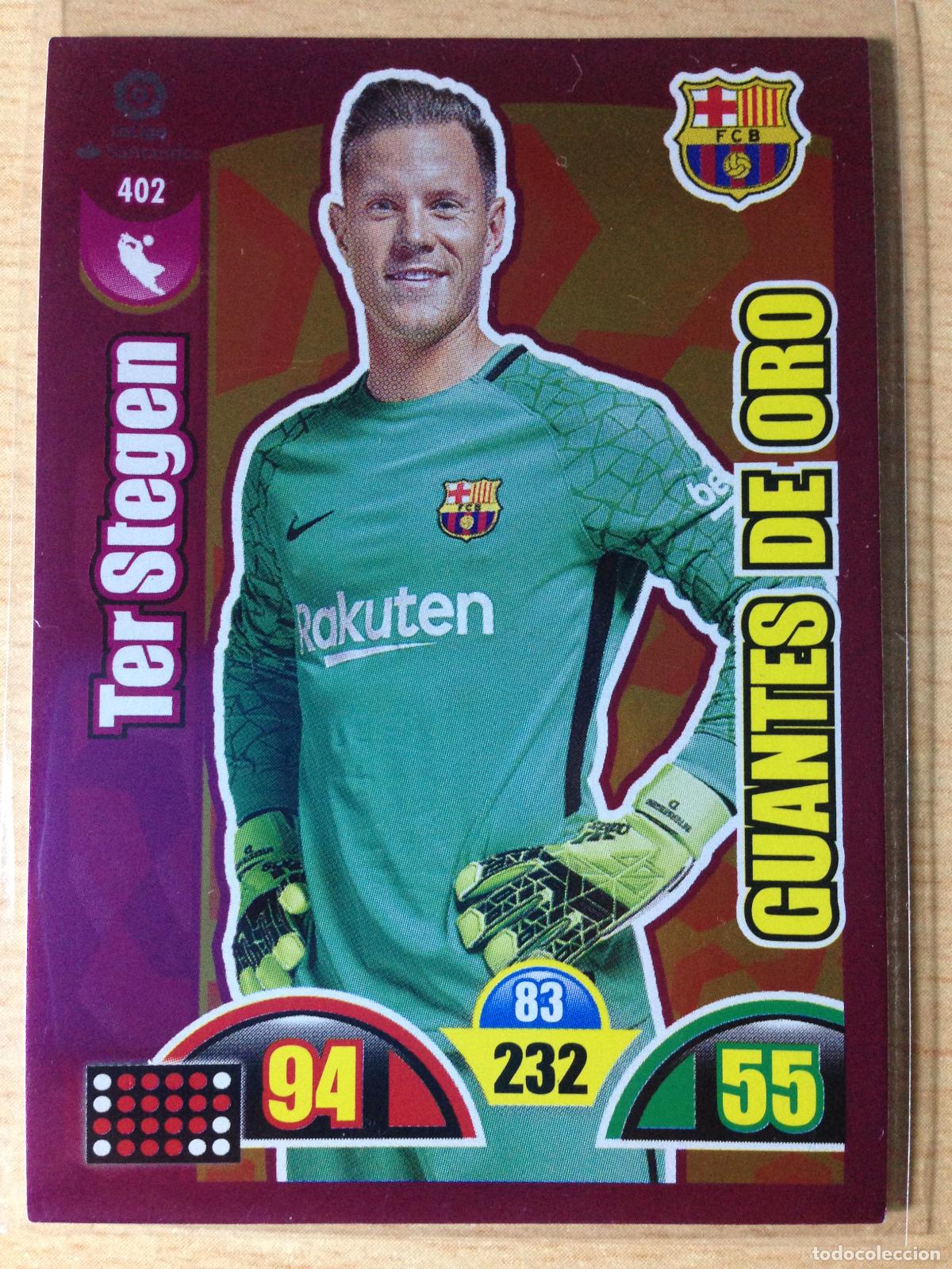 Cromos de f&uacute;tbol: 2017-2018 - 402 TER STEGEN - FC BARCELONA - PANINI ADRENALYN