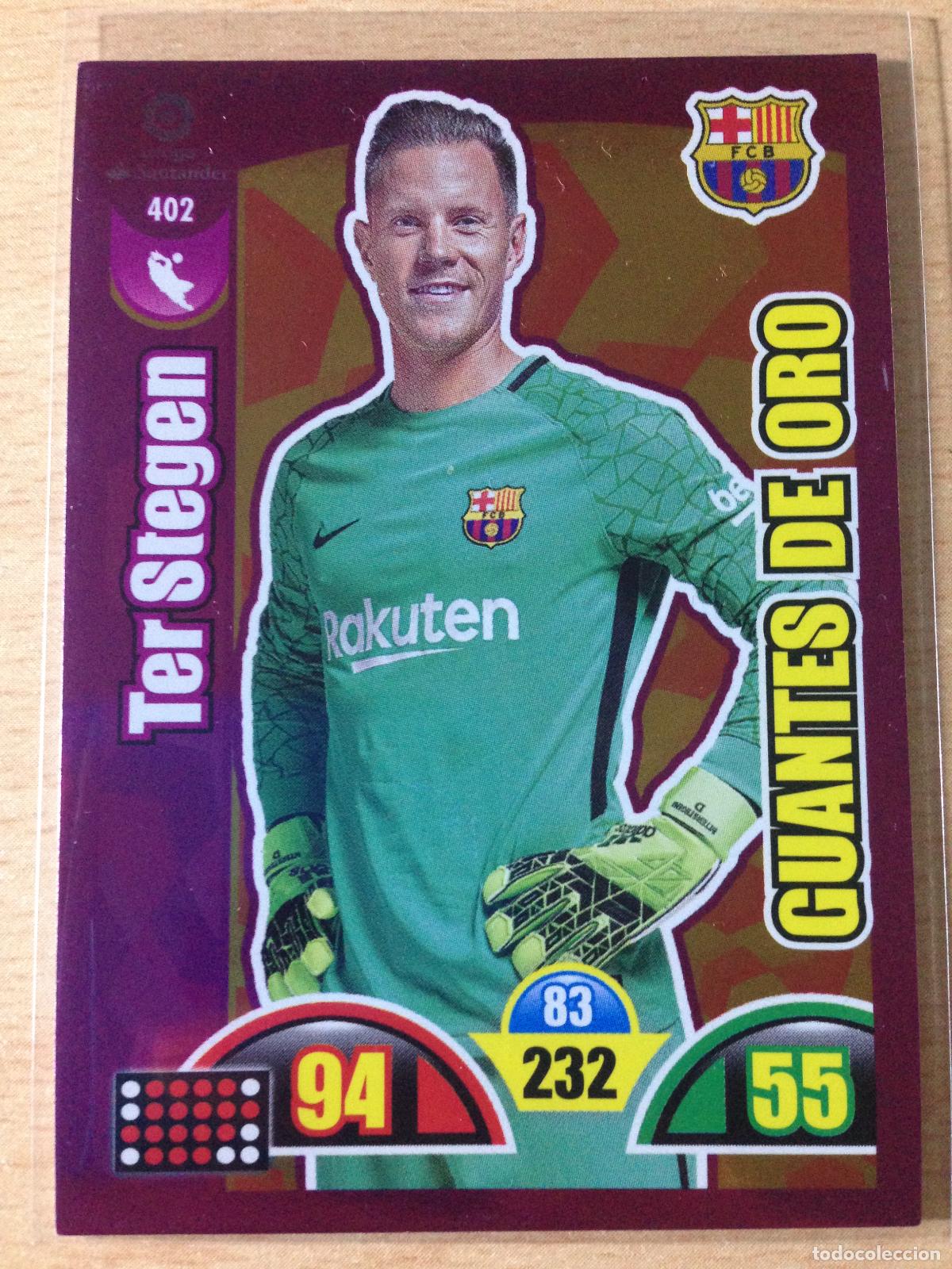 Cromos de f&uacute;tbol: 2017-2018 - 402 TER STEGEN - FC BARCELONA - PANINI ADRENALYN