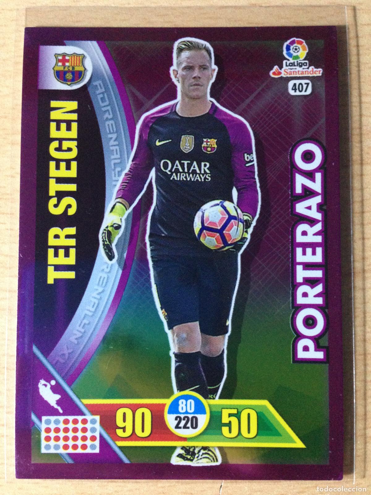 Cromos de f&uacute;tbol: 2016-2017 - 407 TER STEGEN - FC BARCELONA - PANINI ADRENALYN