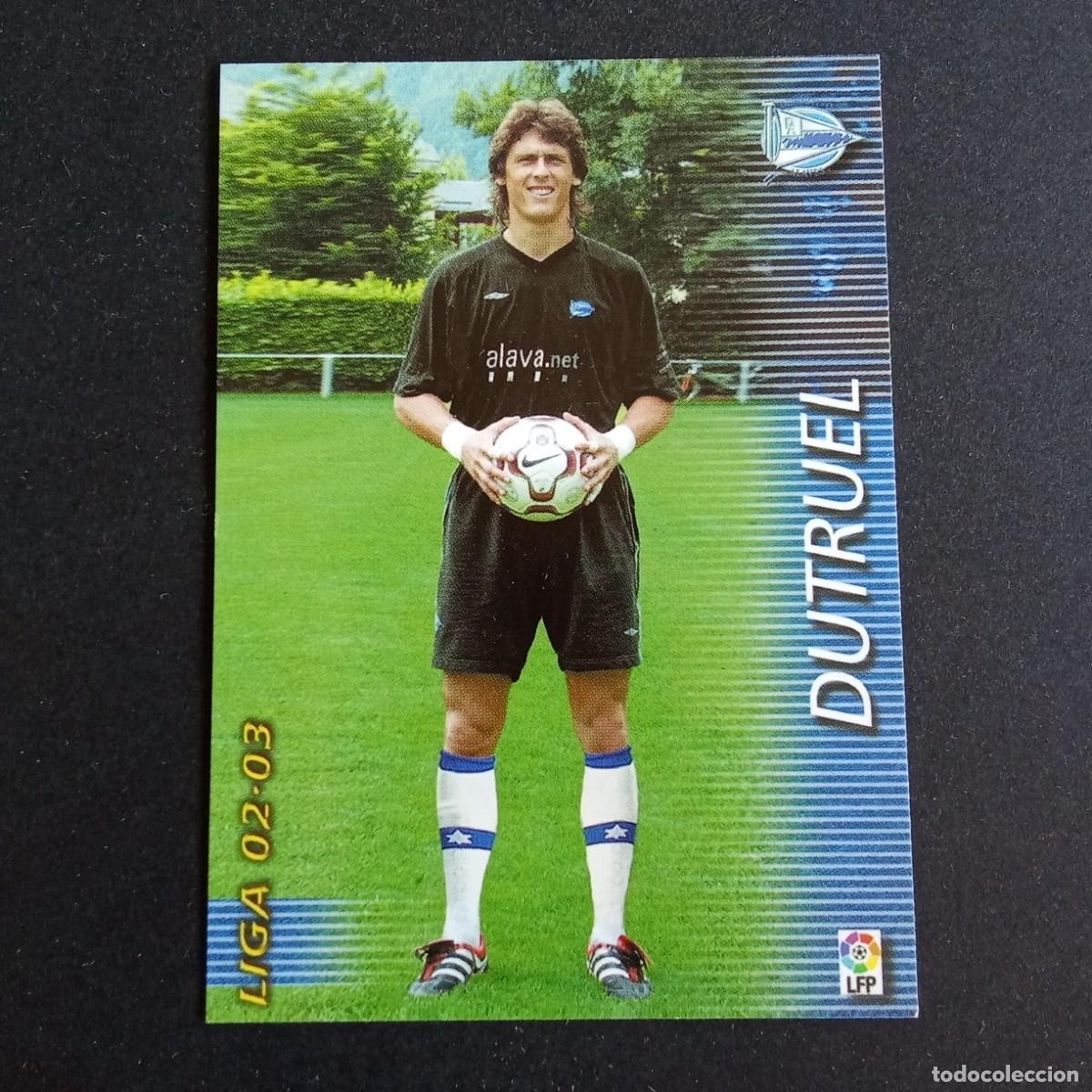 Football Stickers: 2 DUTRUEL ALAVES LIGA 2002 2003 02 03 MEGAFICHAS PANINI