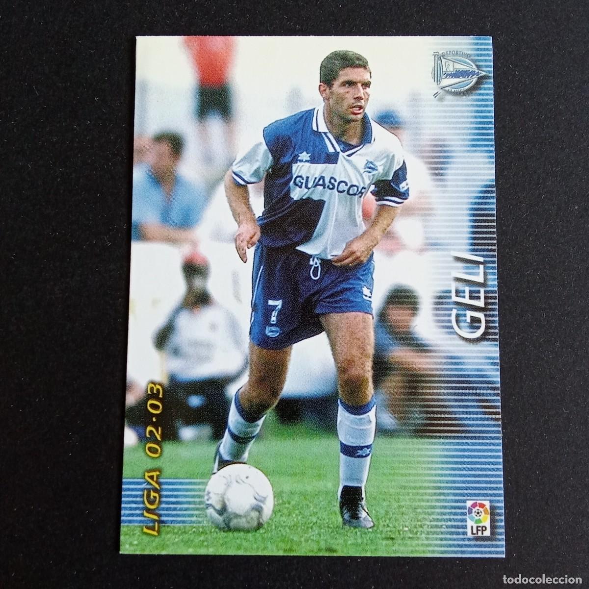 Cartes &agrave; collectionner de Football: 3 GELI ALAVES LIGA 2002 2003 02 03 MEGAFICHAS PANINI