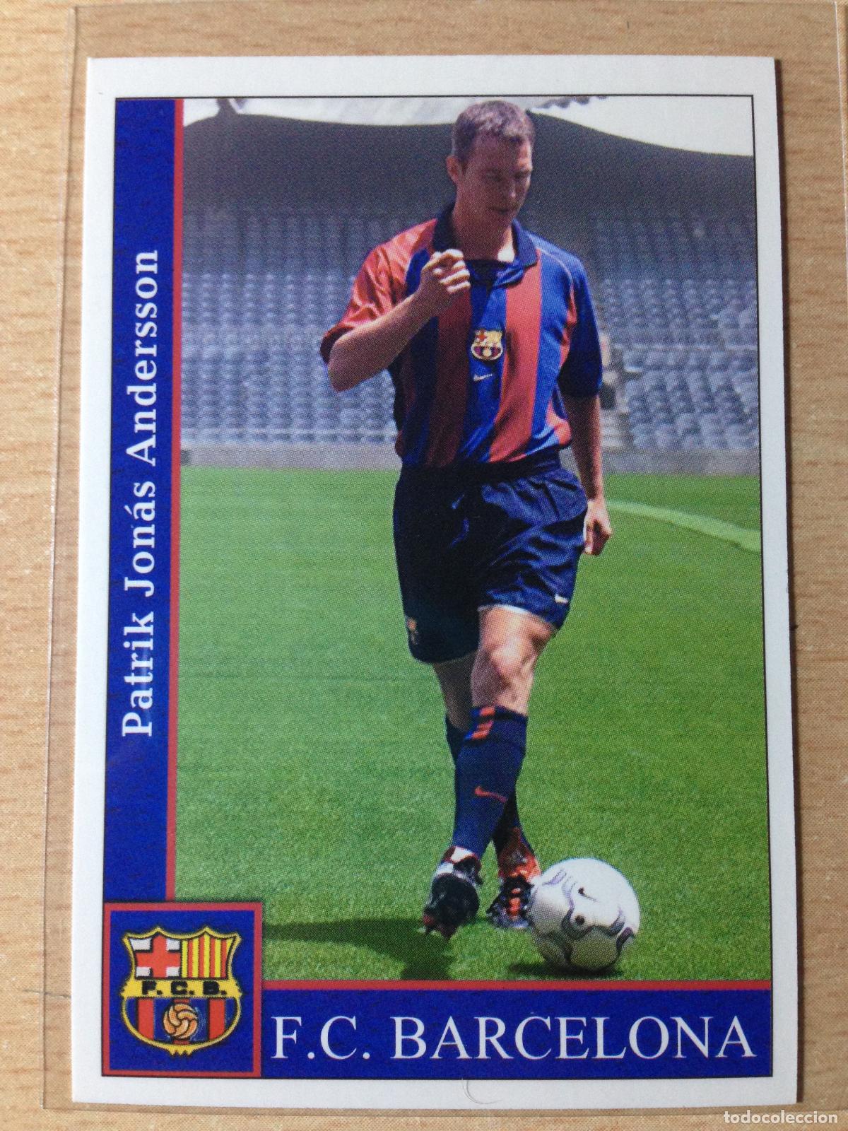 Cromos de f&uacute;tbol: 2001-2002 - 76 ANDERSSON - FC BARCELONA - MUNDICROMO