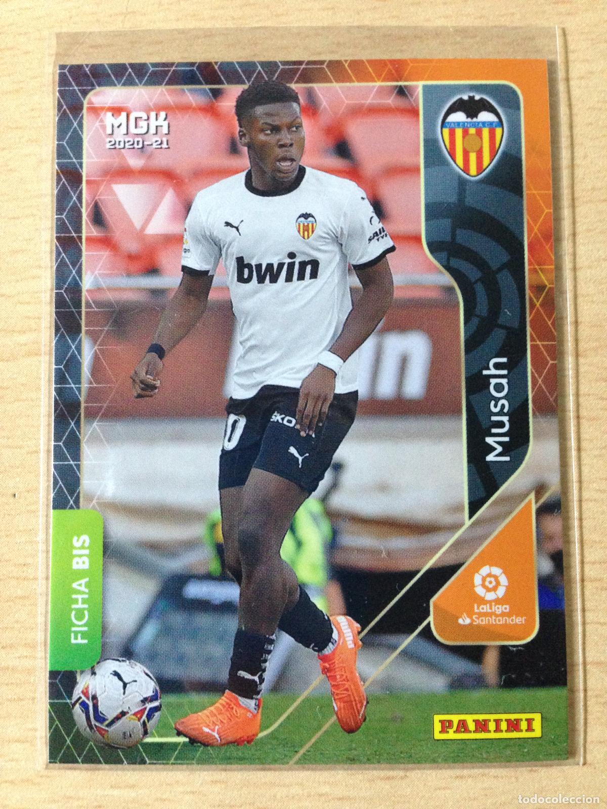 Football Stickers: 2020-2021 - 300 BIS MUSAH - VALENCIA CF - MUNDICROMO