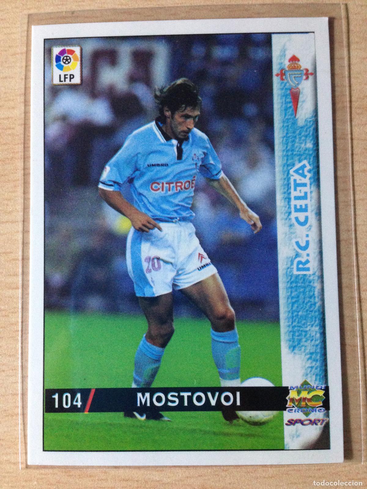 Football Stickers: 1998-1999 - 104 MOSTOVOI - CELTA DE VIGO - MUNDICROMO
