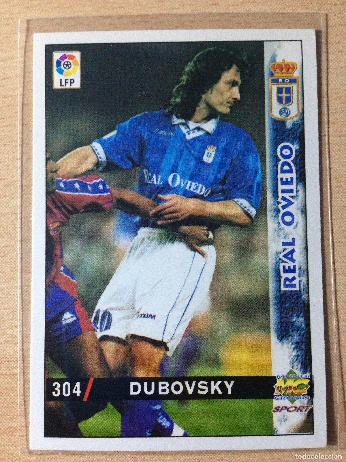 Football Stickers: 1998-1999 - 304 DUBOVSKY - REAL OVIEDO - MUNDICROMO