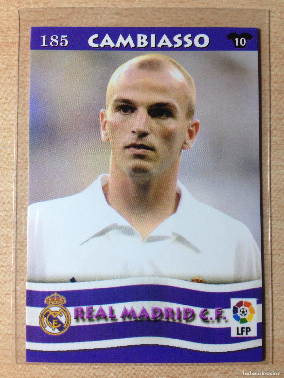 Cartes &agrave; collectionner de Football: 2002-2003 - 185 CAMBIASSO - REAL MADRID - MUNDICROMO TOP LIGA