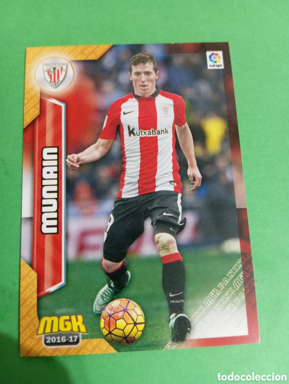 Cromos de Futebol: Muniain Athletic de Bilbao n&deg;45 / PANINI MEGACRACKS 2016/2017