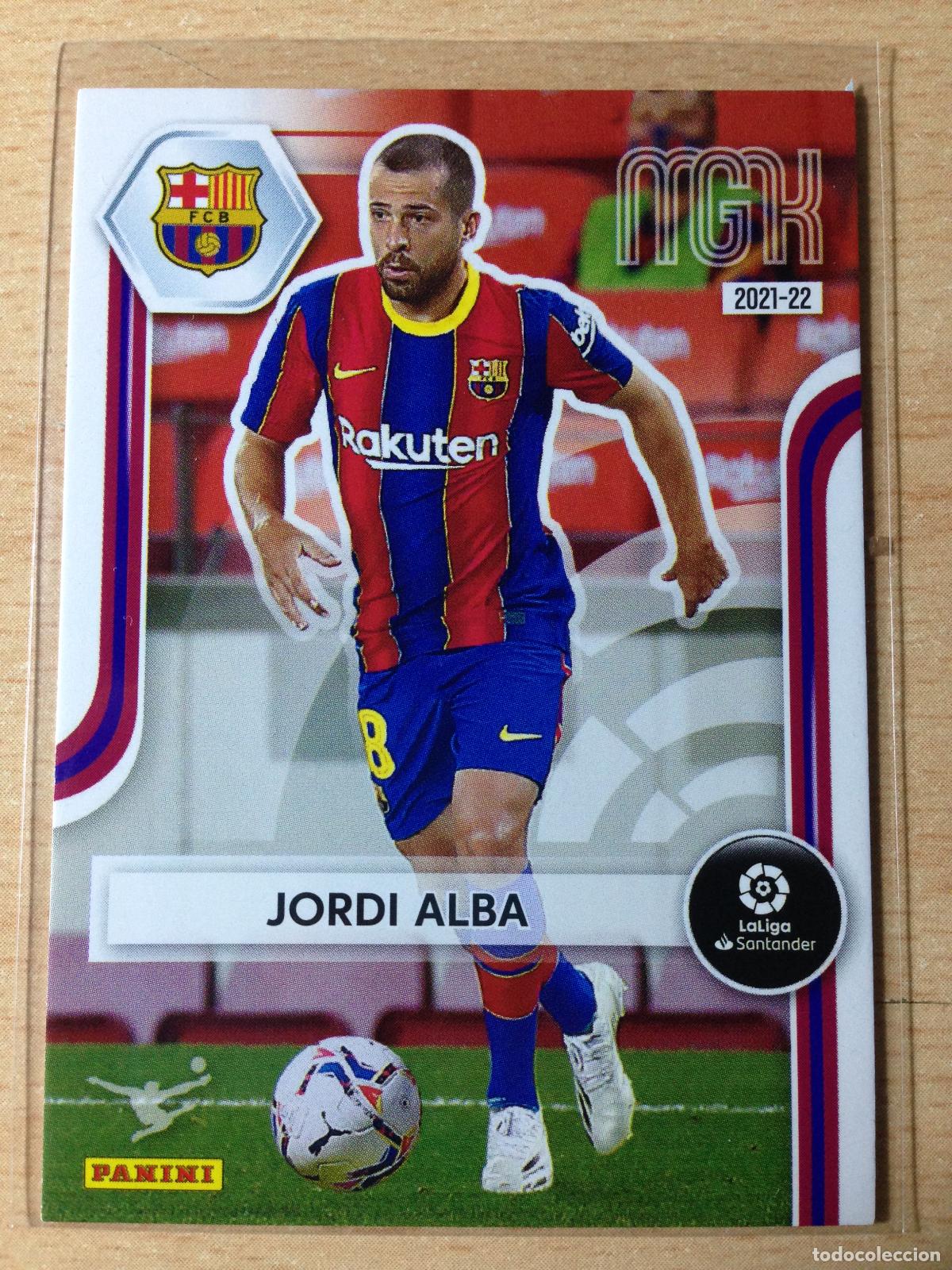Fu&szlig;ball-Sticker: 2021-2022 - 64 JORDI ALBA - FC BARCELONA - PANINI MEGACRACKS