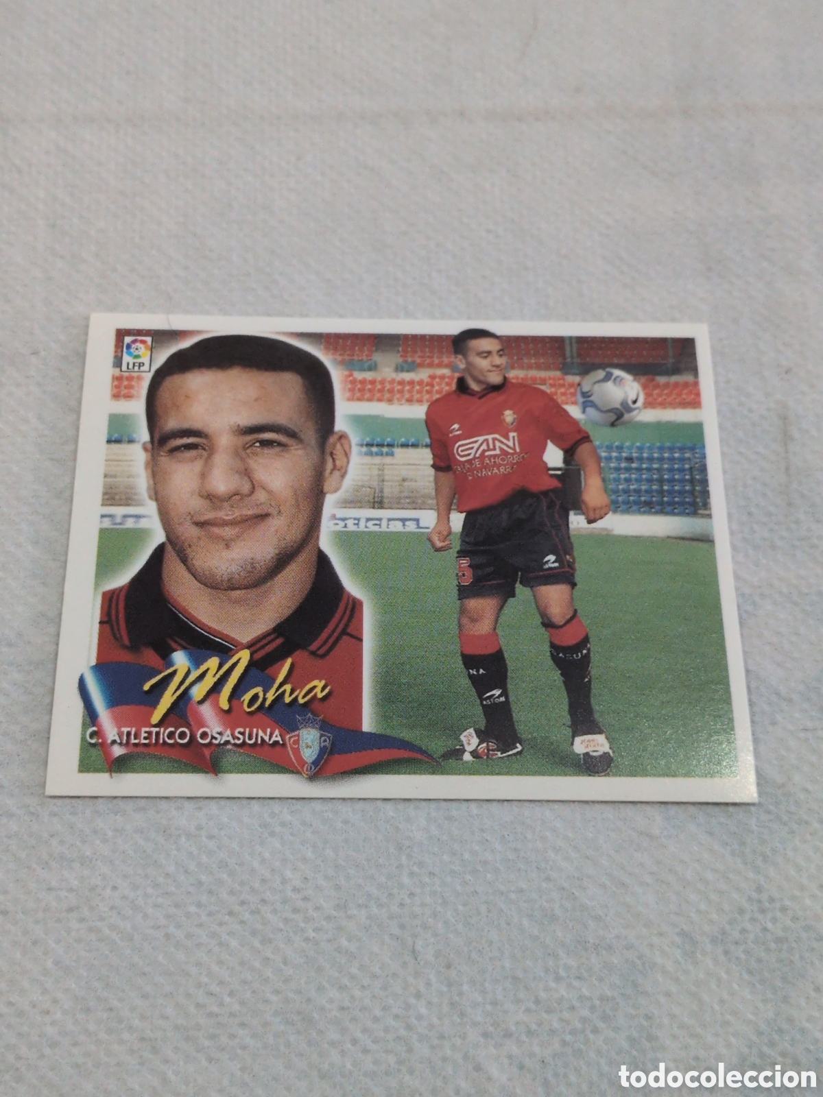 Cromos de Futebol: Osasuna - Moha - COLOCA - Ediciones Este Liga 2000-2001, 00-01 - Nunca Pegado