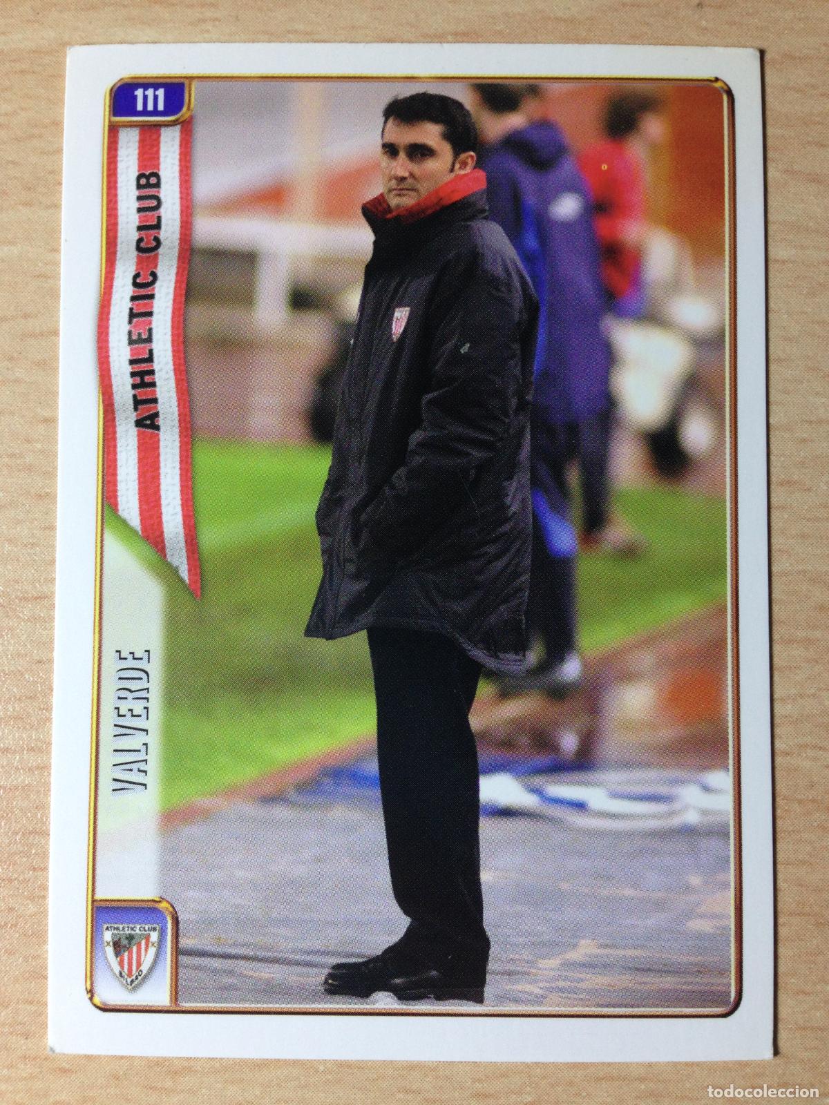 Cromos de Futebol: 2004-2005 - 111 VALVERDE - ATHLETIC DE BILBAO - MUNDICROMO
