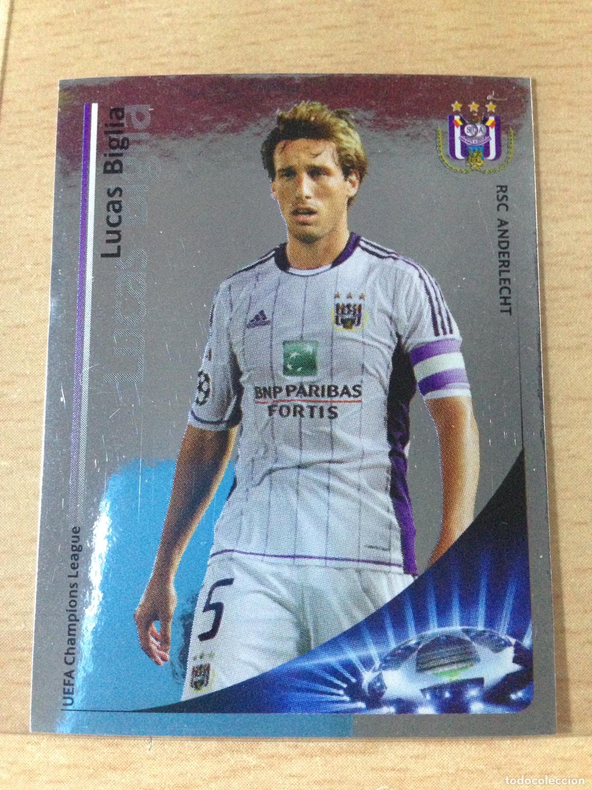 Cartes &agrave; collectionner de Football: 2012-2013 - 209 LUCAS BIGLIA - RSC ANDERLECHT - PANINI CHAMPIONS LEAGUE