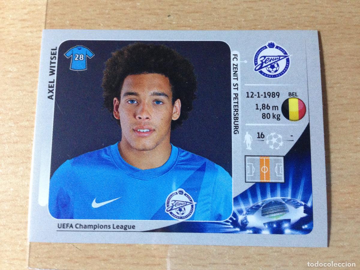 Cromos de Futebol: 2012-2013 - 186 AXEL WITSEL - FC ZENIT ST PETERSBURG - PANINI CHAMPIONS LEAGUE