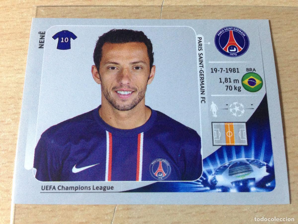 Figurine di Calcio: 2012-2013 - 62 NENE - PARIS SAINT-GERMAIN FC - PANINI CHAMPIONS LEAGUE
