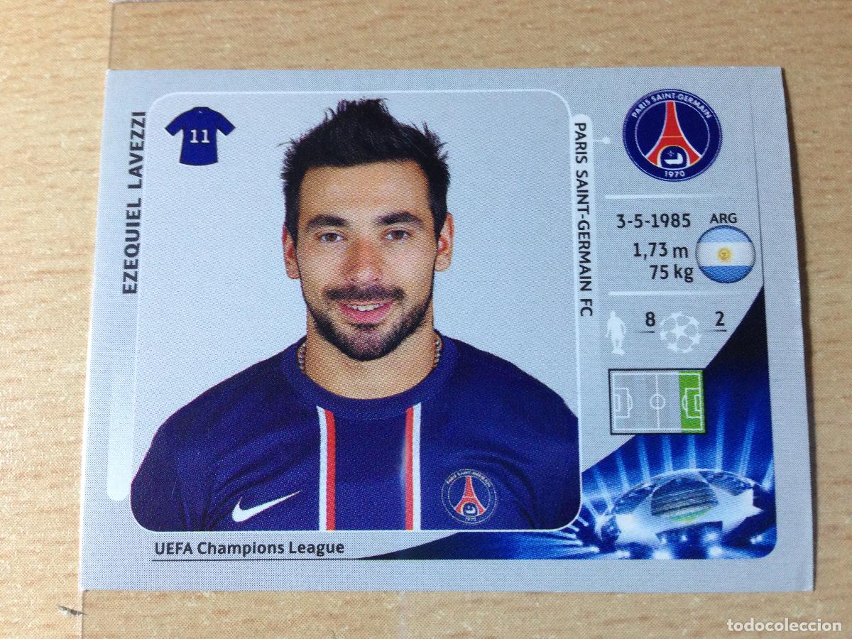 Figurine di Calcio: 2012-2013 - 63 EZEQUIEL LAVEZZI - PARIS SAINT-GERMAIN FC - PANINI CHAMPIONS LEAGUE