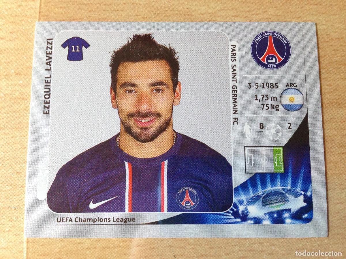 Figurine di Calcio: 2012-2013 - 63 EZEQUIEL LAVEZZI - PARIS SAINT-GERMAIN FC - PANINI CHAMPIONS LEAGUE