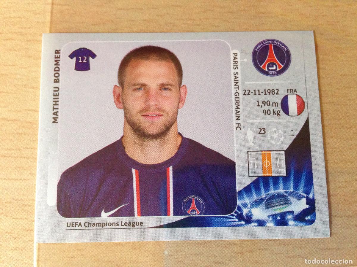 Figurine di Calcio: 2012-2013 - 57 MATHIEU BODMER - PARIS SAINT-GERMAIN FC - PANINI CHAMPIONS LEAGUE