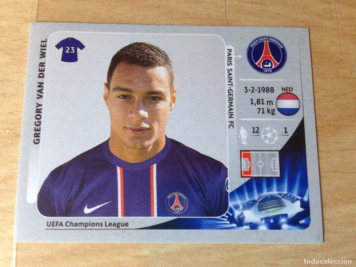Figurine di Calcio: 2012-2013 - 50 GREGORY VAN DER WIEL - PARIS SAINT-GERMAIN FC - PANINI CHAMPIONS LEAGUE