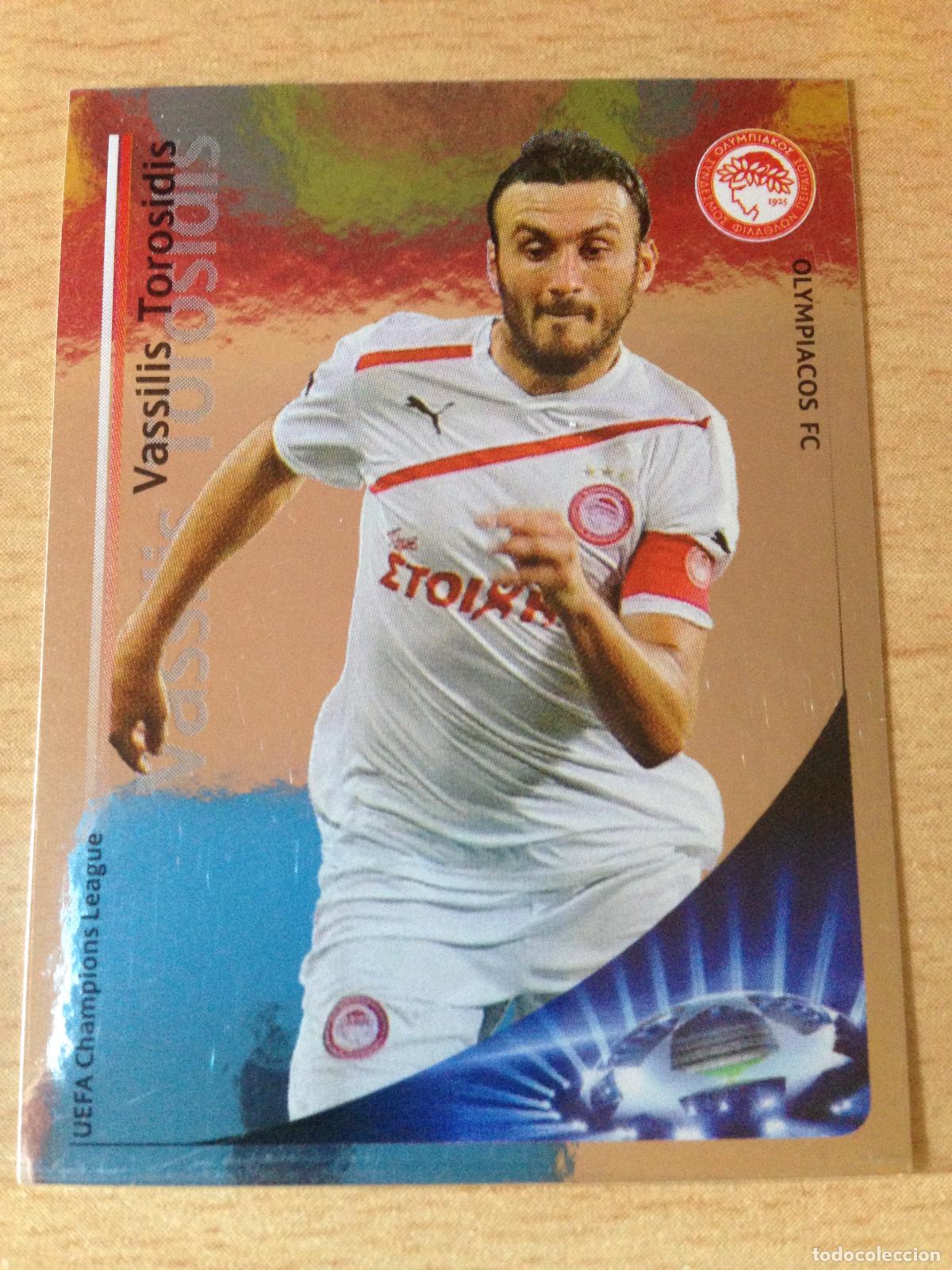 Cromos de Futebol: 2012-2013 - 137 VASILIS TOROSIDIS - OLYMPIACOS FC - PANINI CHAMPIONS LEAGUE