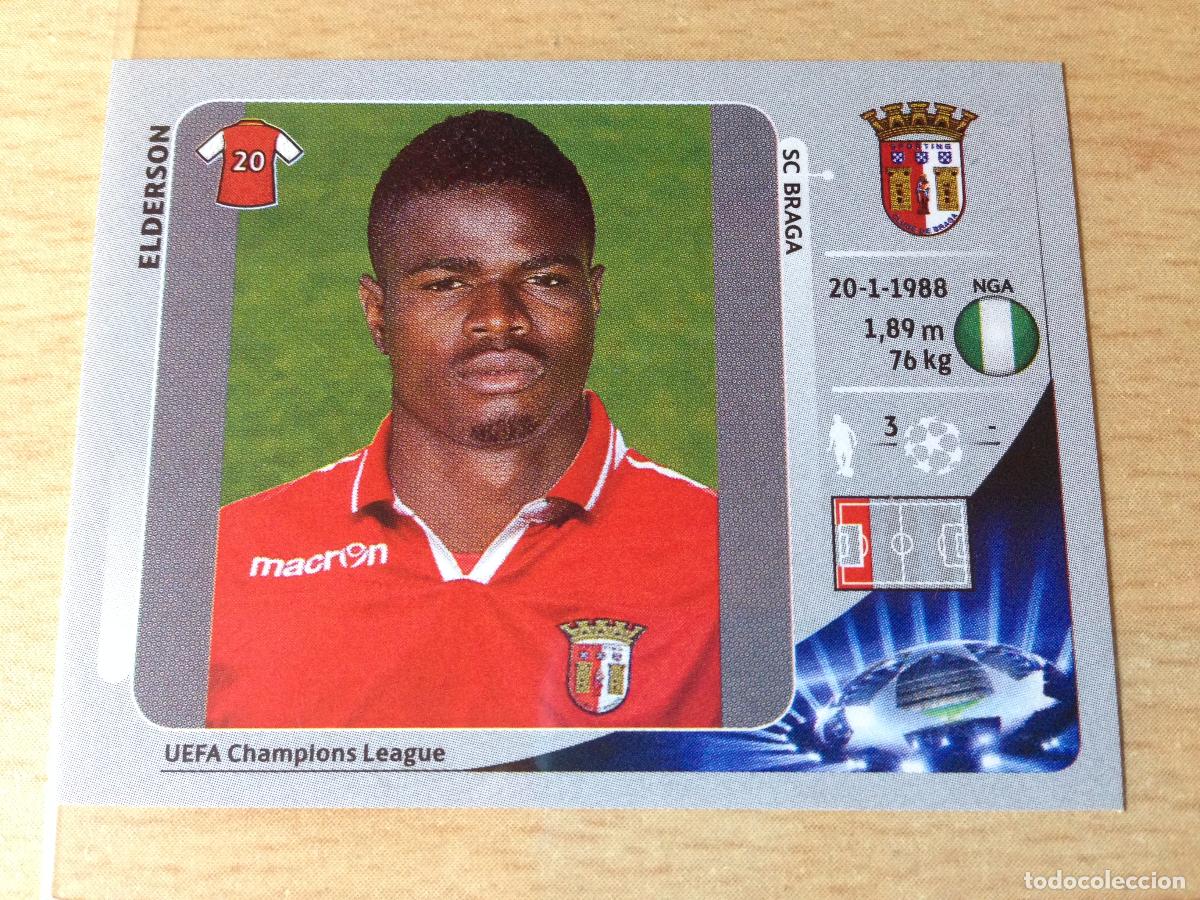 Cromos de Futebol: 2012-2013 - 539 ELDERSON - SC BRAGA - PANINI CHAMPIONS LEAGUE