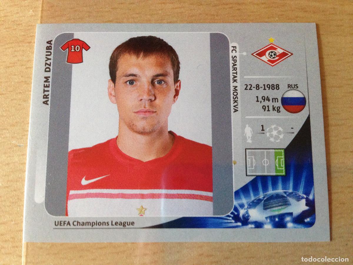 Cromos de Futebol: 2012-2013 - 496 ARTEM DZYUBA - FC SPARTAK MOSKVA - PANINI CHAMPIONS LEAGUE