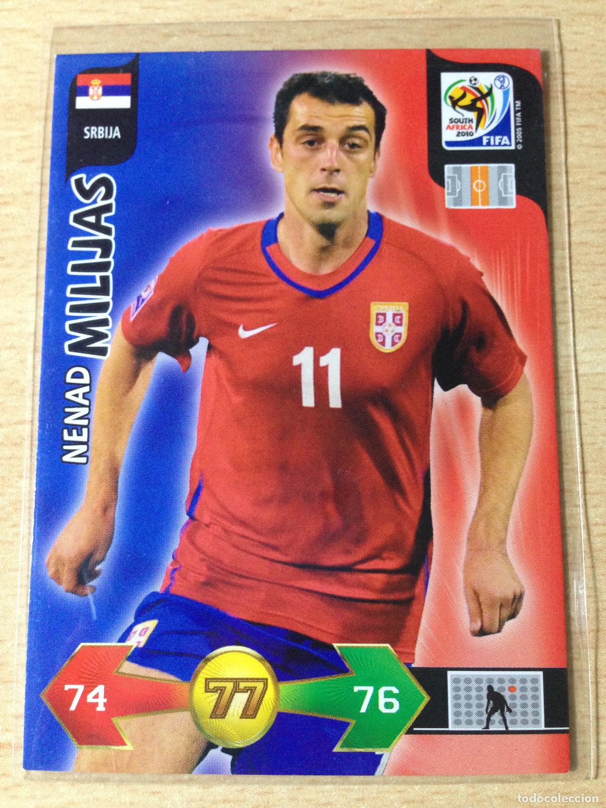 Cromos de Futebol: 2010 - NENAD MILIJAS - SERBIA - PANINI ADRENALYN FIFA WORLD CUP
