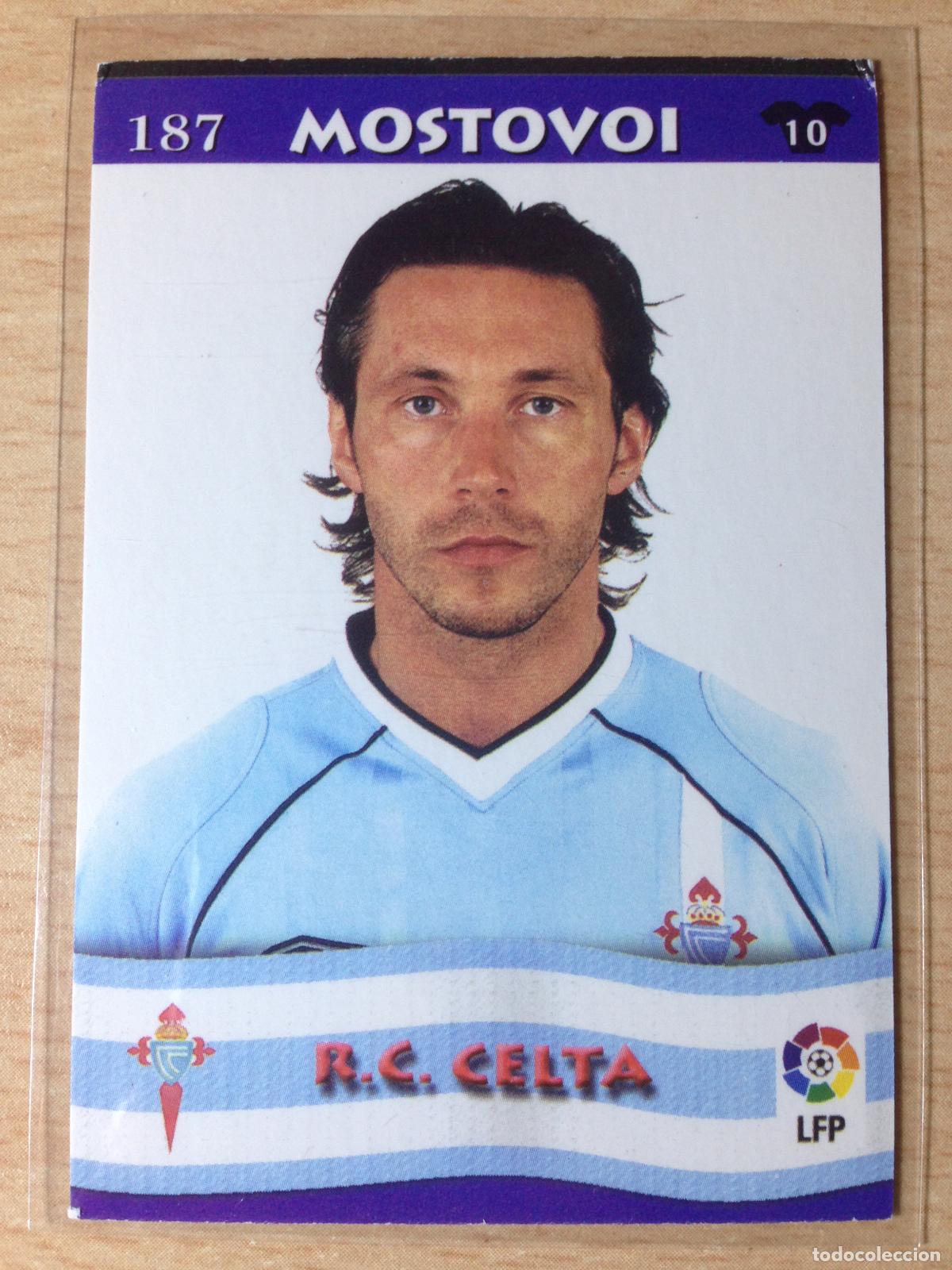Figurine di Calcio: 2002-2003 - 187 MOSTOVOI - CELTA DE VIGO - MUNDICROMO TOP LIGA