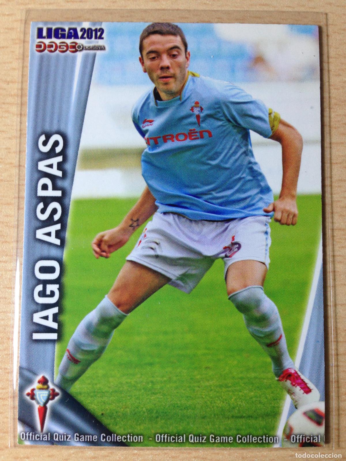 Fu&szlig;ball-Sticker: 2011-2012 - 827 IAGO ASPAS - CELTA DE VIGO - MUNDICROMO