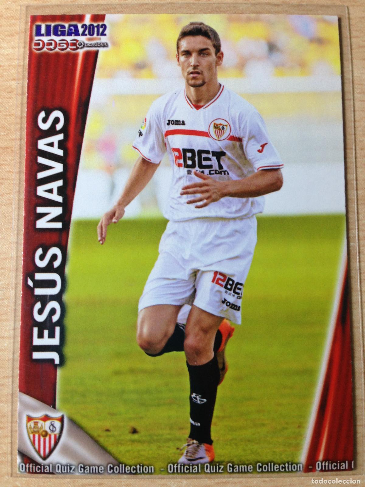 Fu&szlig;ball-Sticker: 2011-2012 - 128 JESUS NAVAS - SEVILLA FC - MUNDICROMO