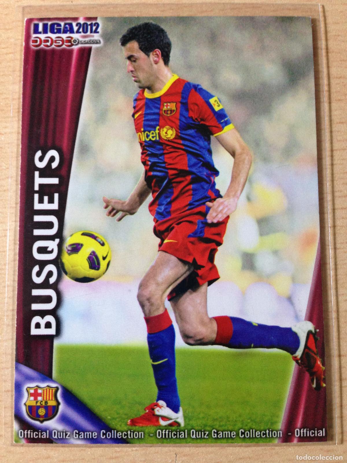 Fu&szlig;ball-Sticker: 2011-2012 - 13 BUSQUETS - FC BARCELONA - MUNDICROMO