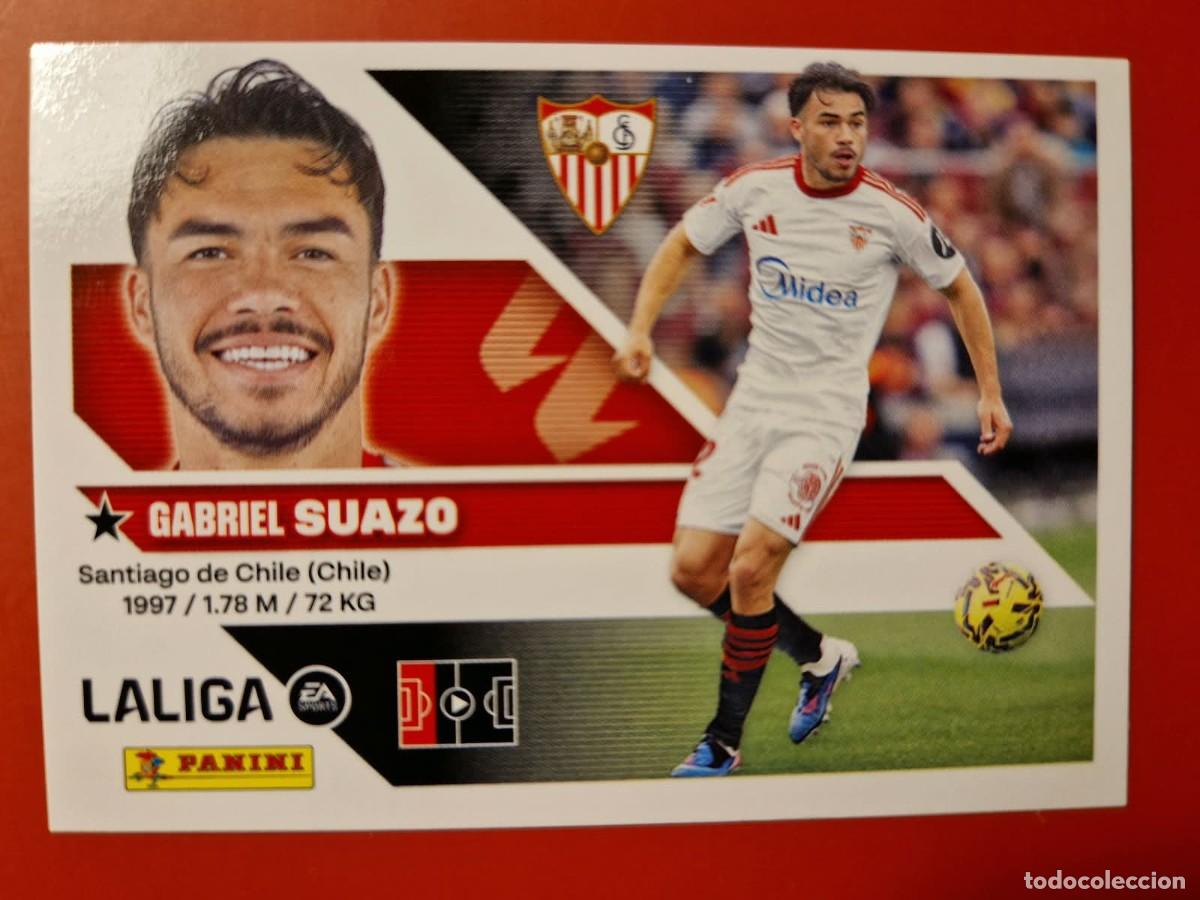 Cromos de f&uacute;tbol: GABRIEL SUAZO SEVILLA 2026-2027 26 27 SIN PEGAR