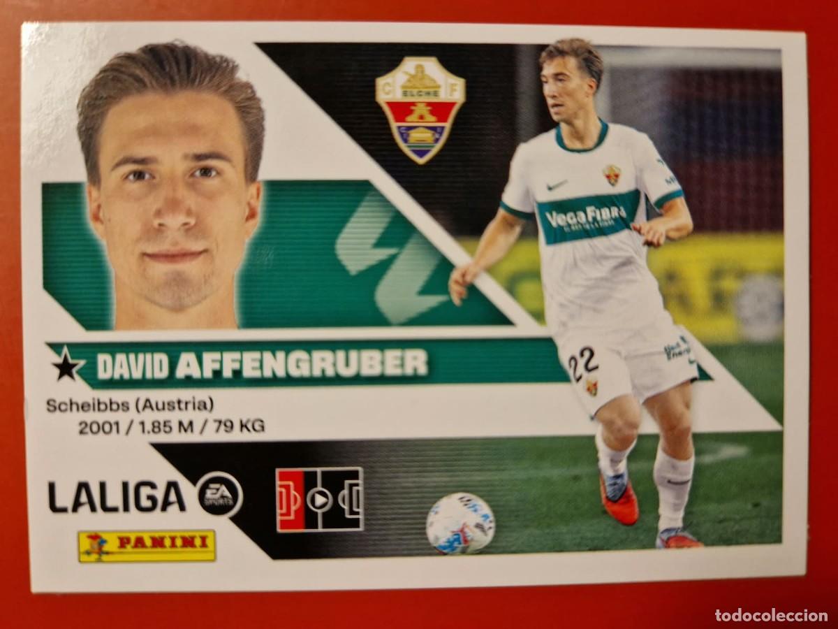 Cromos de f&uacute;tbol: AFFENGRUBER ELCHE 2026-2027 26 27 SIN PEGAR