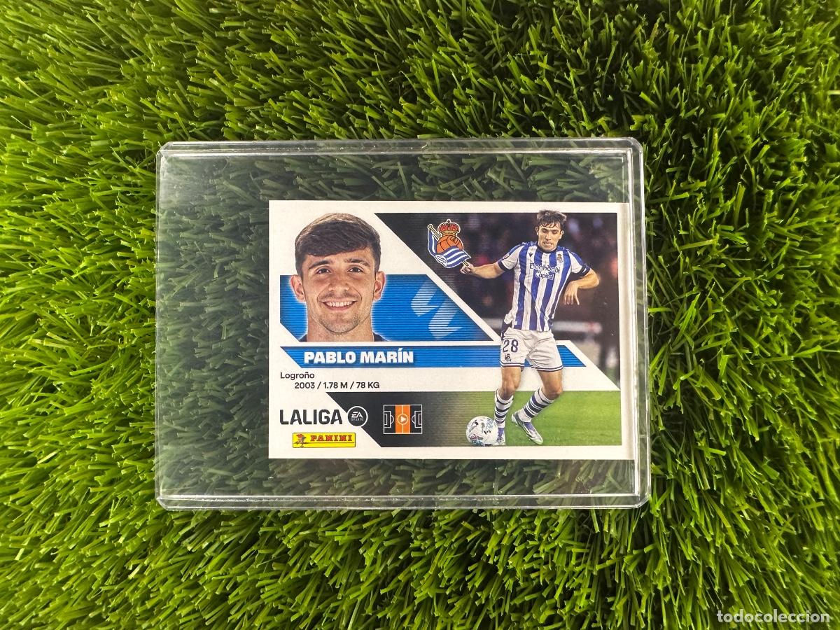 Cromos de f&uacute;tbol: N&ordm; 11 Pablo Mar&iacute;n Real Sociedad Liga Este 26 27