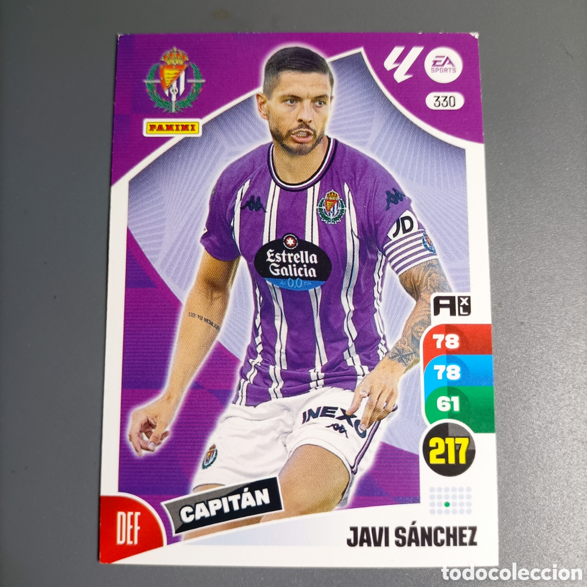 Cromos de f&uacute;tbol: ADRENALYN. LIGA 2024-2025 (VALLADOLID) №330 JAVI S&Aacute;NCHEZ