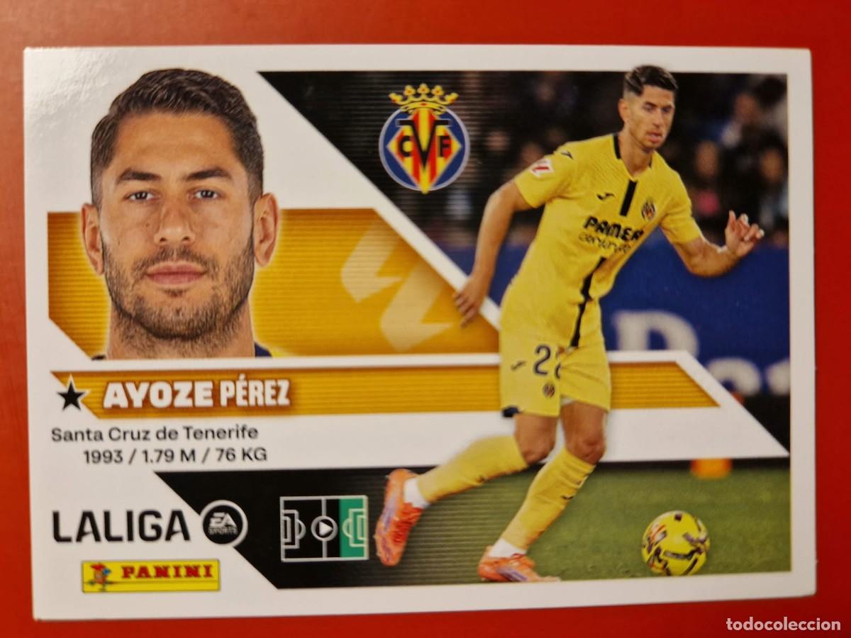 Cromos de f&uacute;tbol: AYOZE PEREZ VILLAREAL 2026-2027 26 27 SIN FIRMAR