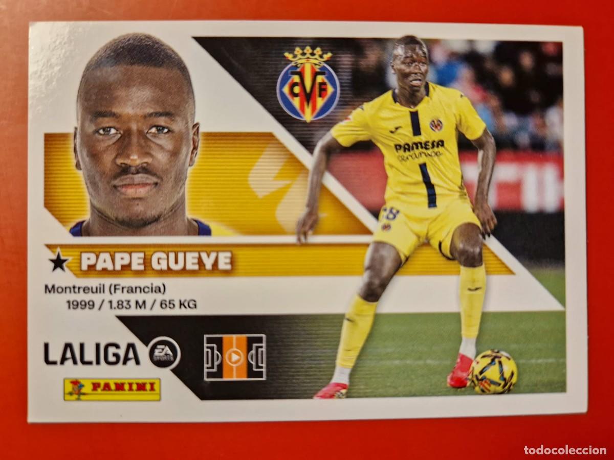 Cromos de f&uacute;tbol: PAPE GUEYE VILLAREAL 2026-2027 26 27 SIN PEGAR