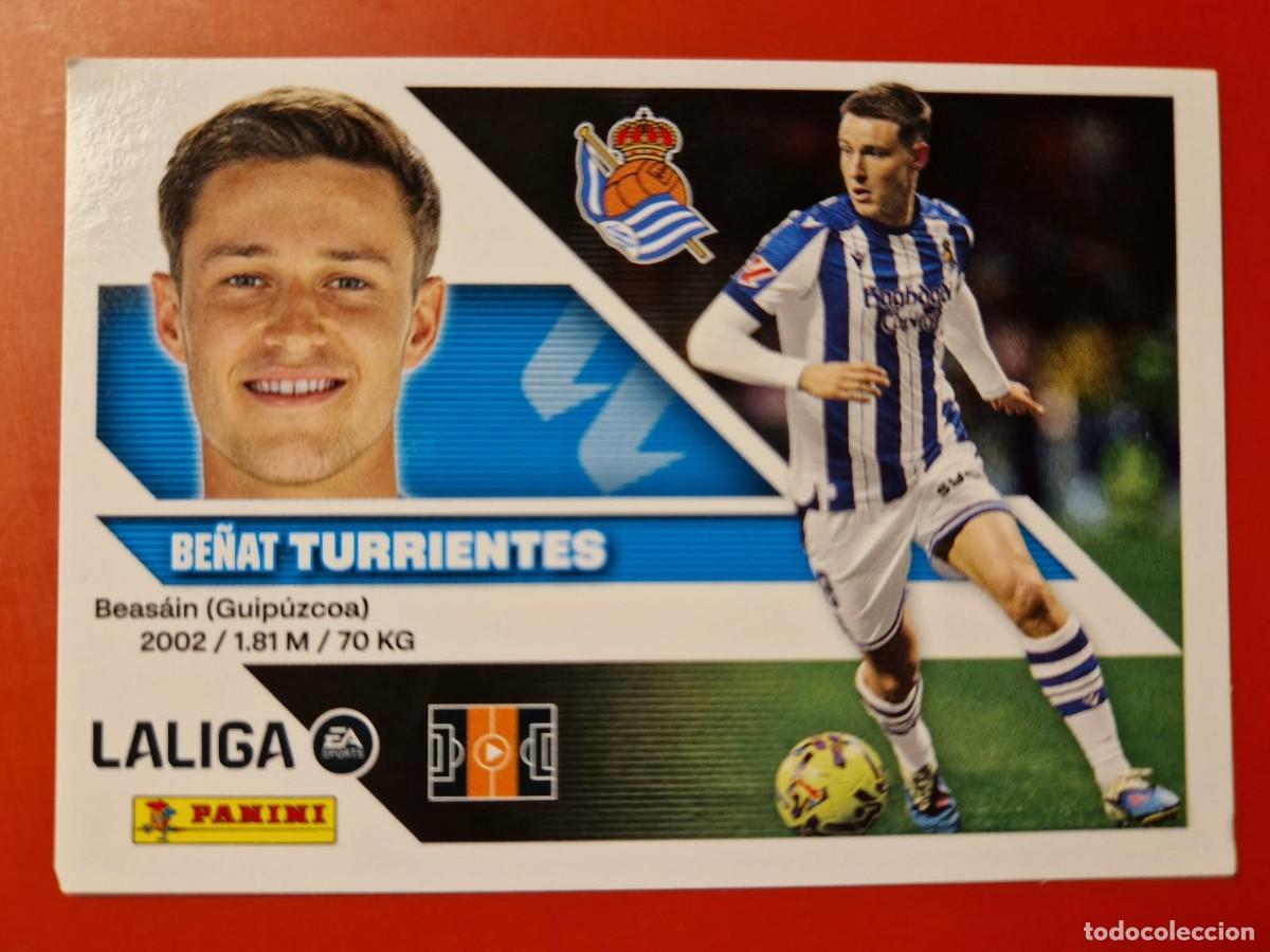 Cromos de f&uacute;tbol: BE&Ntilde;AT TURRIENTES REAL SOCIEDAD 2026 2027 26 27 SIN PEGAR