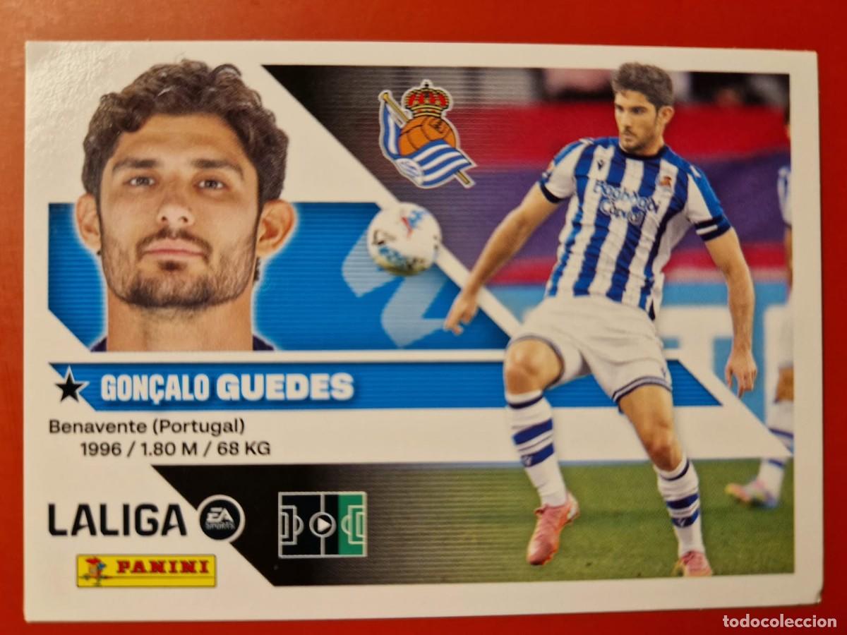 Cromos de f&uacute;tbol: GON&Ccedil;ALO GUEDES REAL SOCIEDAD 2026-2027 26 27 SIN PEGAR