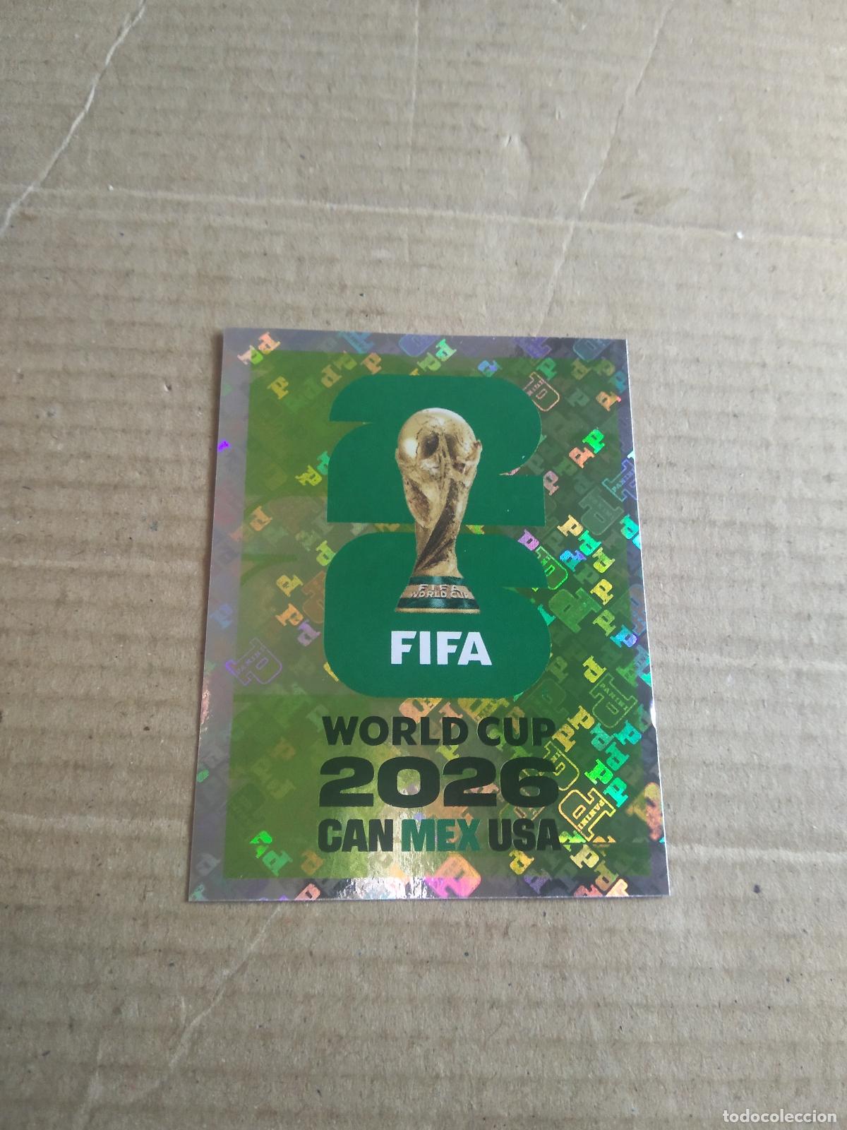 Cromos de f&uacute;tbol: FWC 7 COPA TROFEO VERDE CROMO FUTBOL PANINI MUNDIAL 2026 WORLD CUP COPA DEL MUNDO