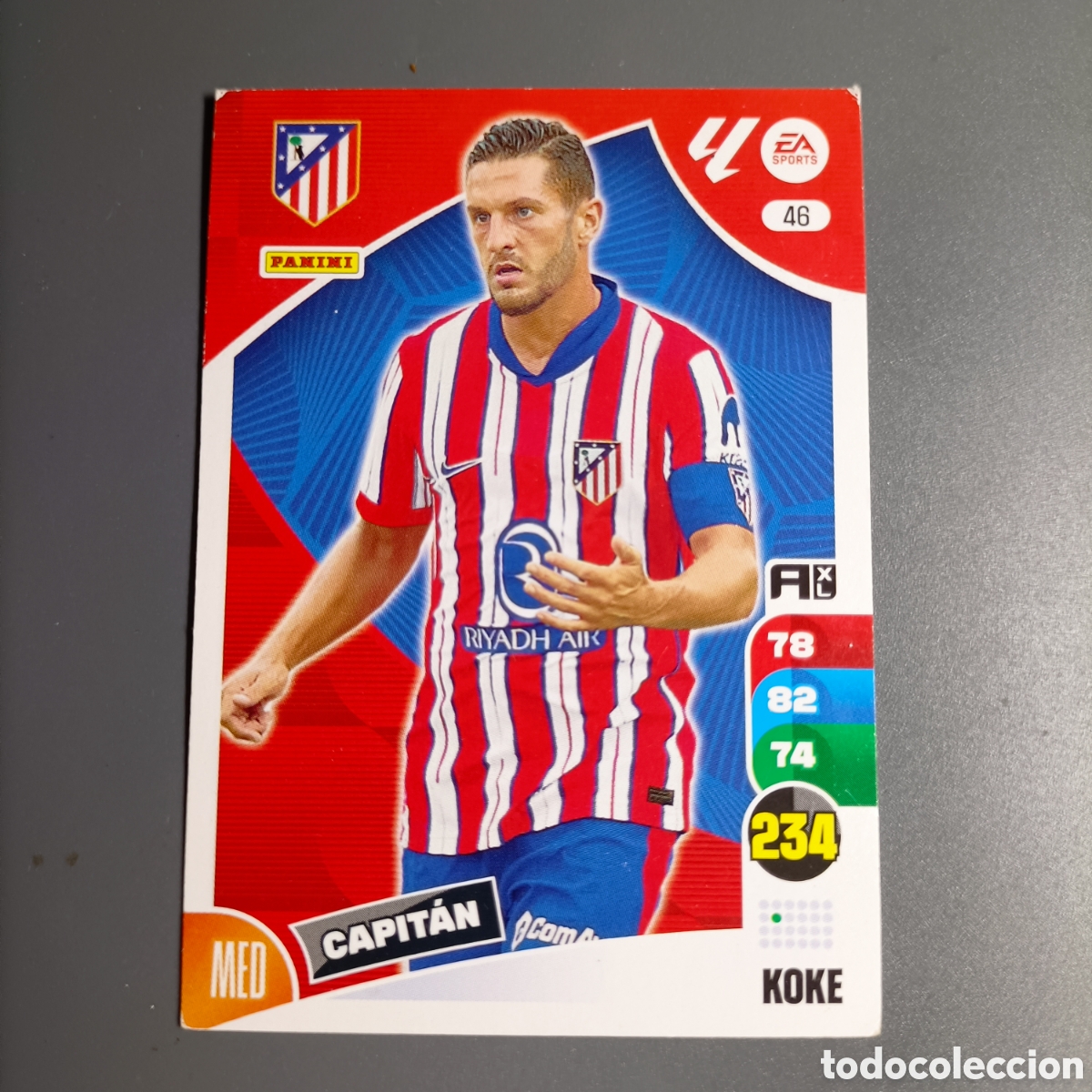 Cromos de f&uacute;tbol: ADRENALYN. LIGA 2024-2025 (ATL&Eacute;TICO) №46 KOKE