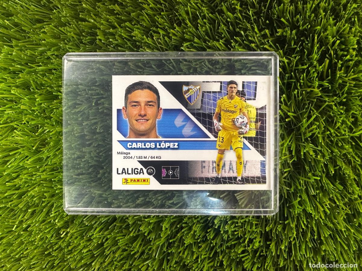 Cromos de f&uacute;tbol: N&ordm; 4 Carlos L&oacute;pez M&aacute;laga CF Liga Este 26 27