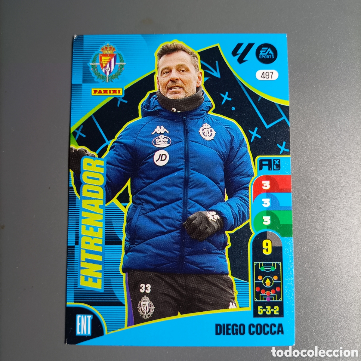 Cromos de f&uacute;tbol: ADRENALYN. LIGA 2024-2025 (VALLADOLID) №497 DIEGO COCCA
