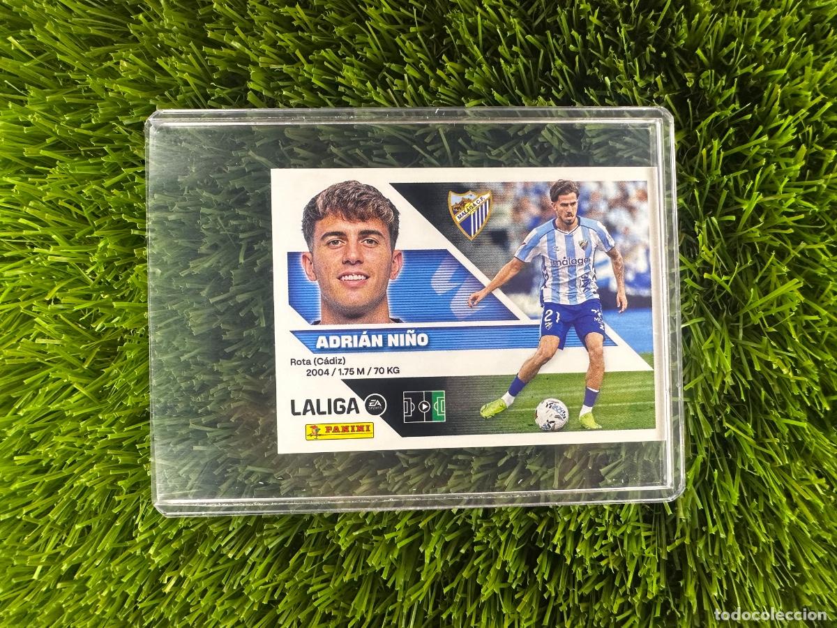 Cromos de f&uacute;tbol: N&ordm; 18 Adri&aacute;n Ni&ntilde;o M&aacute;laga CF Liga Este 26 27
