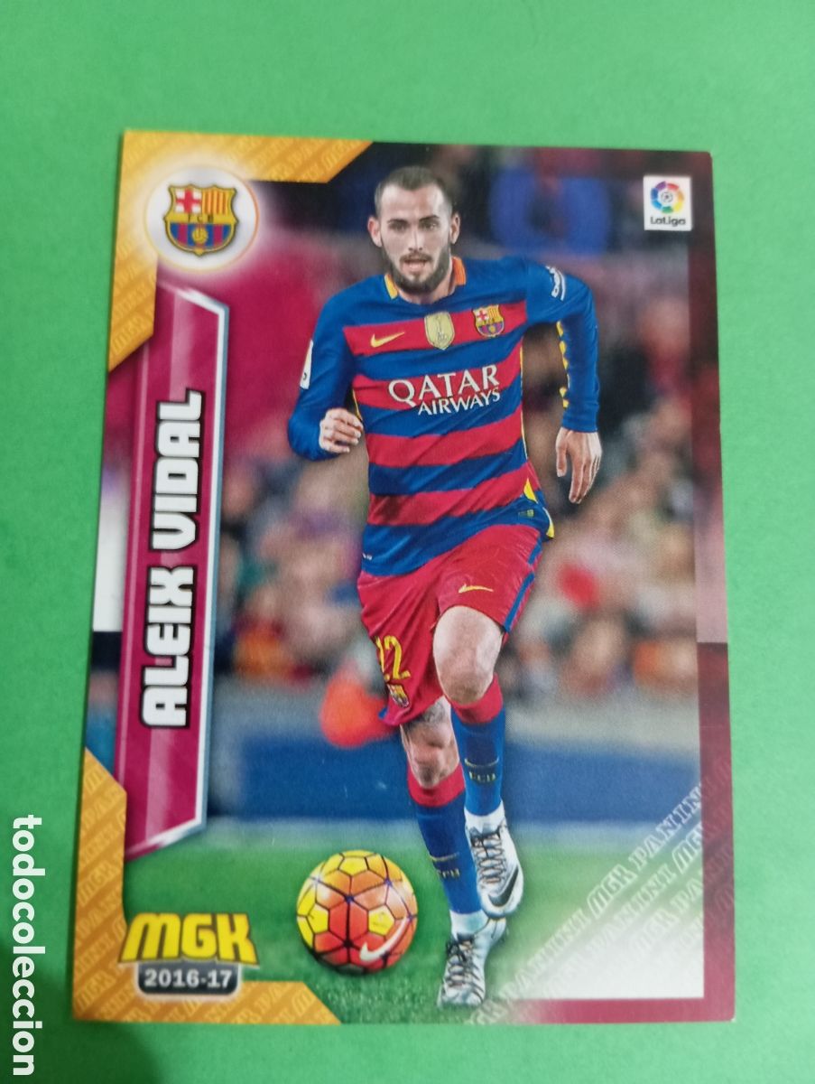 Cromos de f&uacute;tbol: Aleix Vidal Barcelona n&deg;86 / PANINI MEGACRACKS 2016/2017