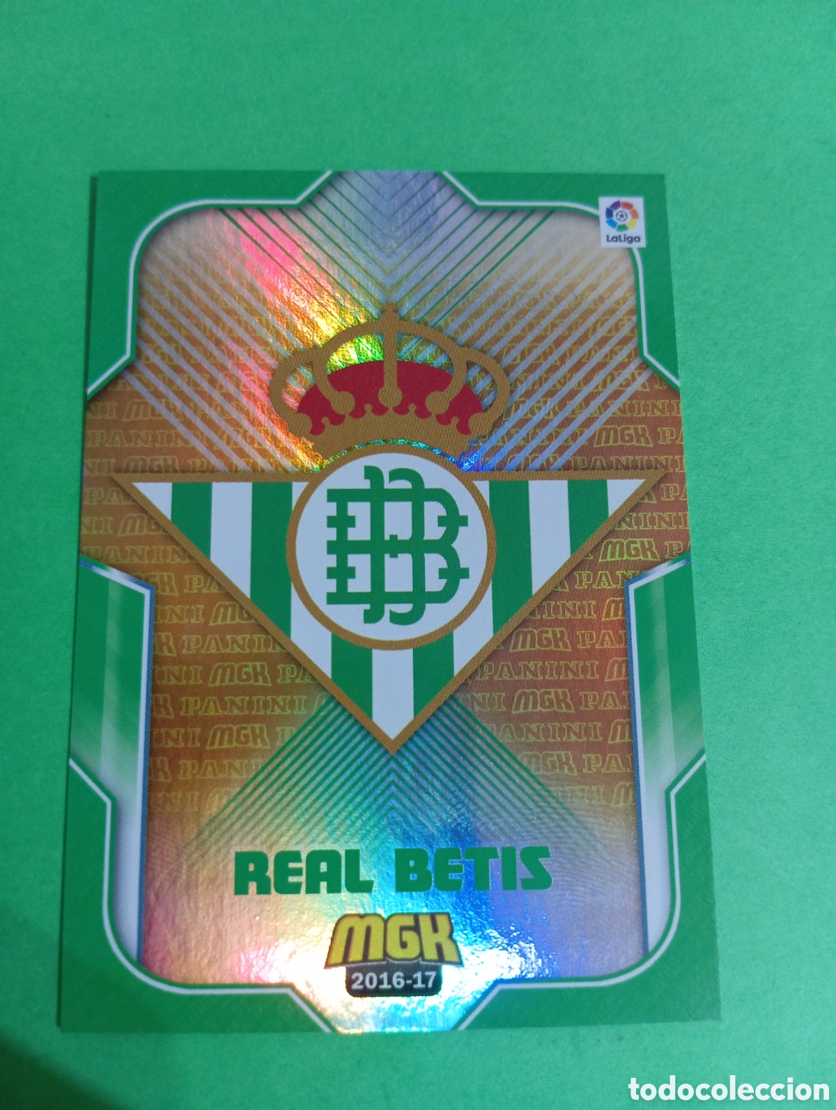 Fu&szlig;ball-Sticker: Escudo del Betis n&deg;109 / PANINI MEGACRACKS 2016/2017