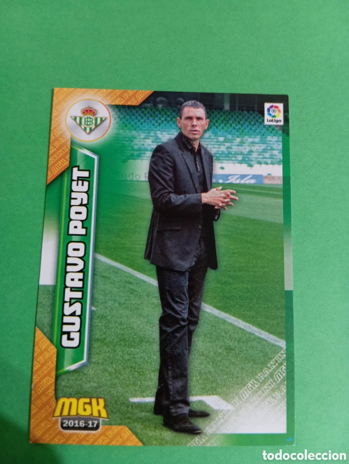 Cromos de f&uacute;tbol: Gustavo Poyet Betis n&deg;110 / PANINI MEGACRACKS 2016/2017